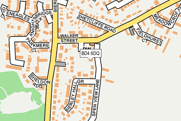 BD4 6DQ map - OS OpenMap – Local (Ordnance Survey)