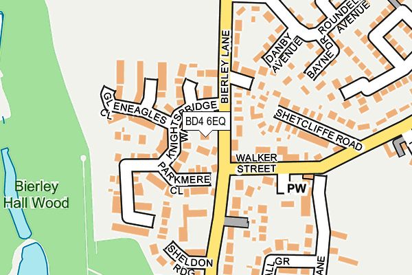 BD4 6EQ map - OS OpenMap – Local (Ordnance Survey)
