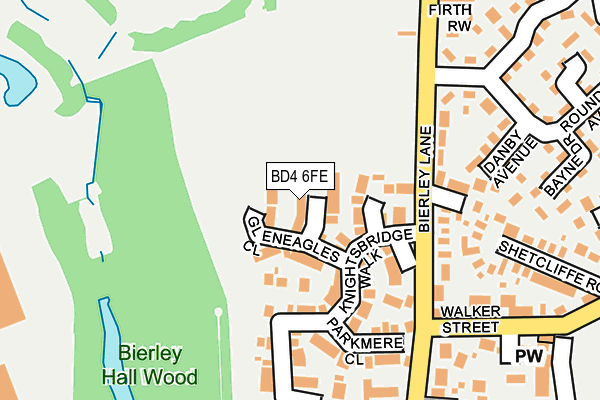 BD4 6FE map - OS OpenMap – Local (Ordnance Survey)