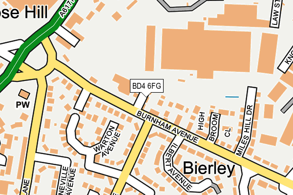 BD4 6FG map - OS OpenMap – Local (Ordnance Survey)