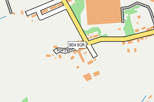 BD4 6QR map - OS OpenMap – Local (Ordnance Survey)