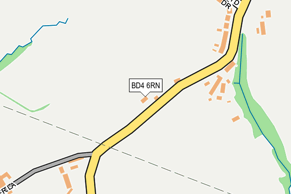 BD4 6RN map - OS OpenMap – Local (Ordnance Survey)