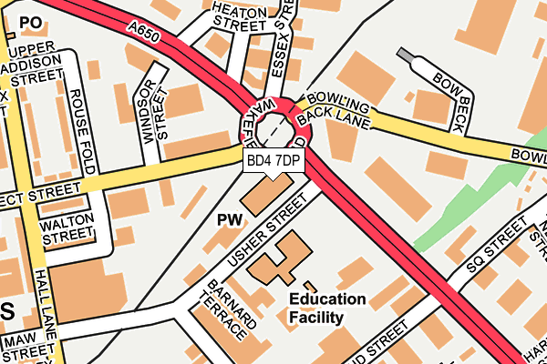BD4 7DP map - OS OpenMap – Local (Ordnance Survey)