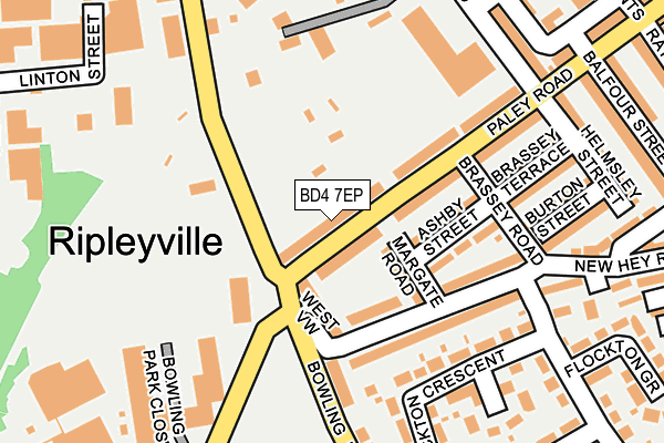 BD4 7EP map - OS OpenMap – Local (Ordnance Survey)