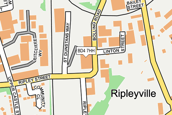 Map of ESECURITY LIMITED at local scale
