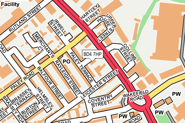 BD4 7HP map - OS OpenMap – Local (Ordnance Survey)