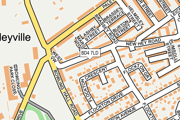 BD4 7LD map - OS OpenMap – Local (Ordnance Survey)