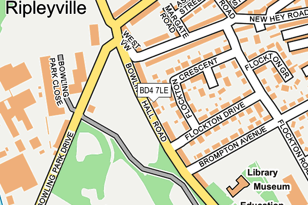 BD4 7LE map - OS OpenMap – Local (Ordnance Survey)