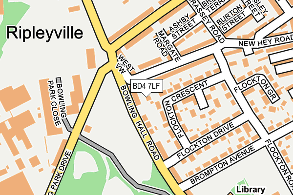 BD4 7LF map - OS OpenMap – Local (Ordnance Survey)