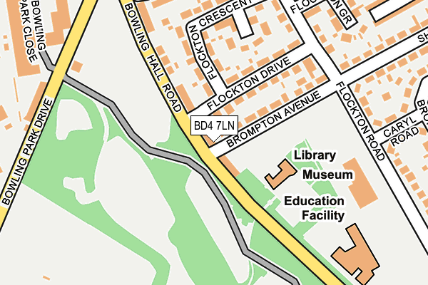 BD4 7LN map - OS OpenMap – Local (Ordnance Survey)