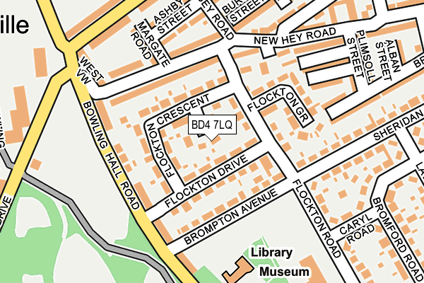 BD4 7LQ map - OS OpenMap – Local (Ordnance Survey)
