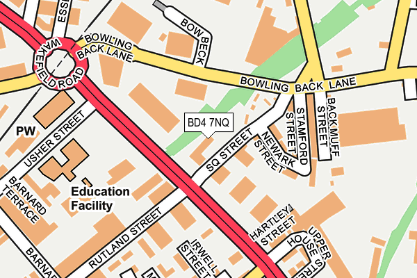BD4 7NQ map - OS OpenMap – Local (Ordnance Survey)