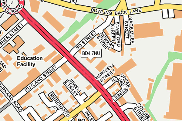 BD4 7NU map - OS OpenMap – Local (Ordnance Survey)