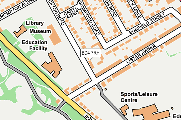 Map of G&H GILL PROPERTY LIMITED at local scale