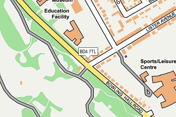 BD4 7TL map - OS OpenMap – Local (Ordnance Survey)