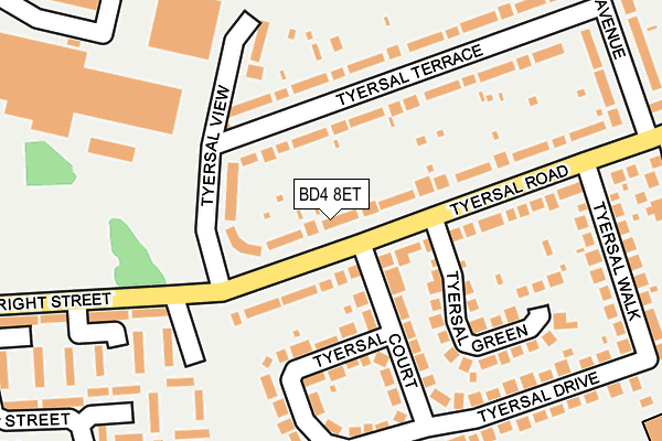 BD4 8ET map - OS OpenMap – Local (Ordnance Survey)