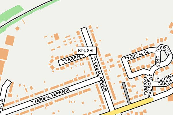 BD4 8HL map - OS OpenMap – Local (Ordnance Survey)