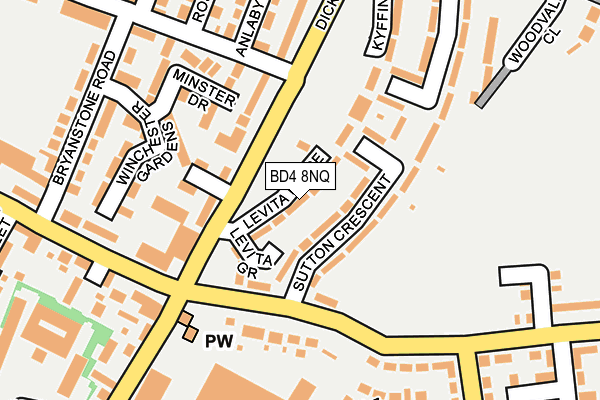 BD4 8NQ map - OS OpenMap – Local (Ordnance Survey)