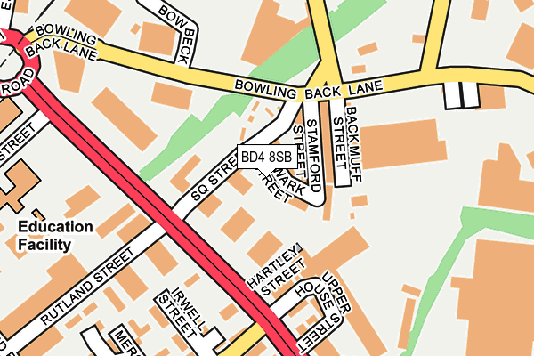 BD4 8SB map - OS OpenMap – Local (Ordnance Survey)