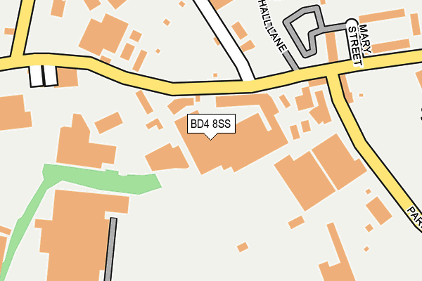 BD4 8SS map - OS OpenMap – Local (Ordnance Survey)