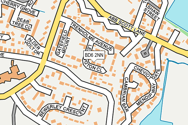 BD6 2NN map - OS OpenMap – Local (Ordnance Survey)