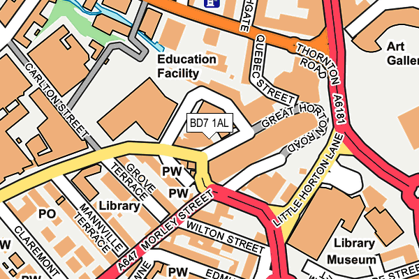 Map of LAHORE CAFE BAR LIMITED at local scale