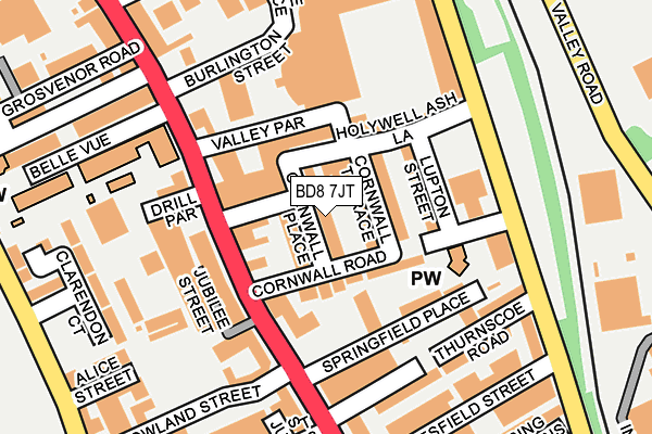 Map of SWEET BRIAR ROAD INDUSTRIAL ESTATE LTD at local scale