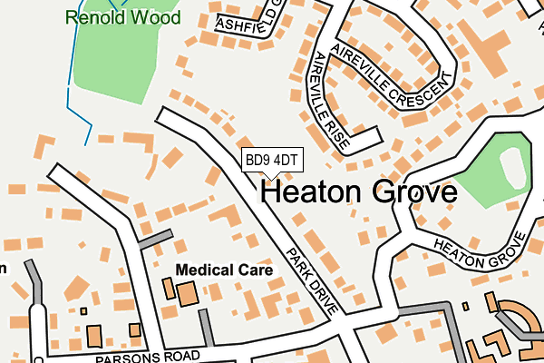 Map of SYMA PROPERTIES LTD at local scale