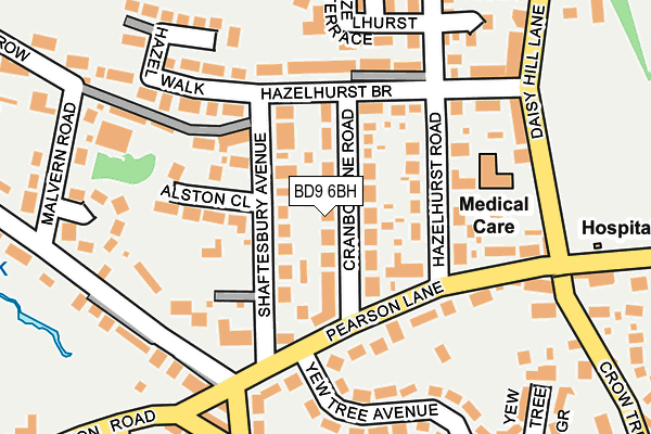 Map of BETTERHEALTH PT LIMITED at local scale