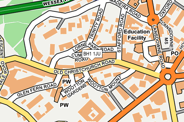 Map of WOLLASTON HEIGHTS FREEHOLD LIMITED at local scale