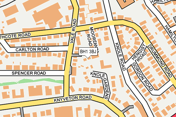 BH1 3BJ map - OS OpenMap – Local (Ordnance Survey)