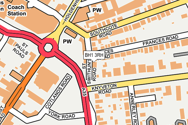 BH1 3RH map - OS OpenMap – Local (Ordnance Survey)