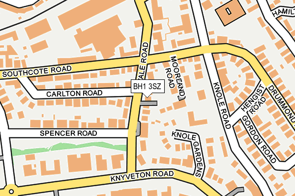 BH1 3SZ map - OS OpenMap – Local (Ordnance Survey)