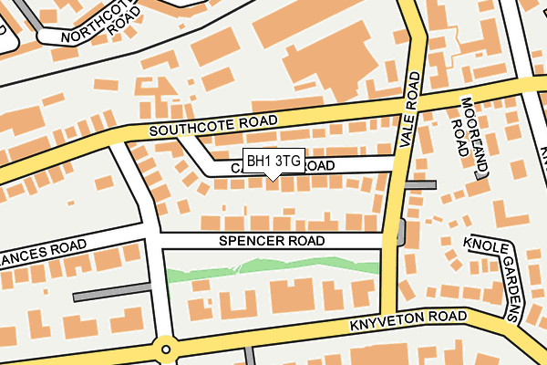 BH1 3TG map - OS OpenMap – Local (Ordnance Survey)