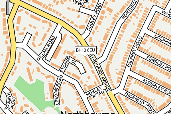 BH10 6EU map - OS OpenMap – Local (Ordnance Survey)