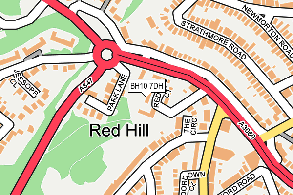 BH10 7DH map - OS OpenMap – Local (Ordnance Survey)