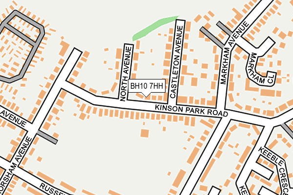 BH10 7HH map - OS OpenMap – Local (Ordnance Survey)
