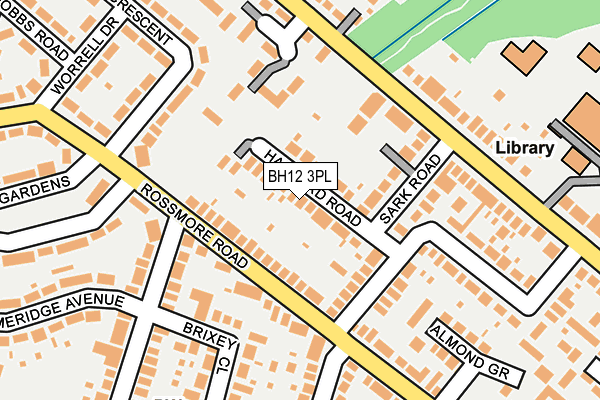 BH12 3PL map - OS OpenMap – Local (Ordnance Survey)