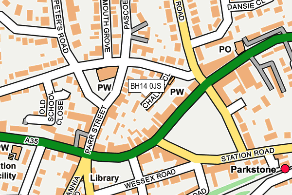 Map of GRANDEUR PROPERTY LIMITED at local scale