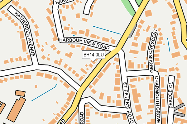 Map of AUTAVIA GARAGE (BOURNEMOUTH) LIMITED at local scale