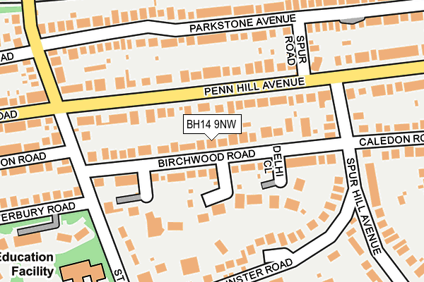 Map of NIRVANA MANAGEMENT 9 LIMITED at local scale