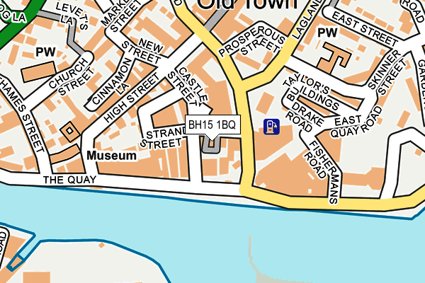 BH15 1BQ map - OS OpenMap – Local (Ordnance Survey)