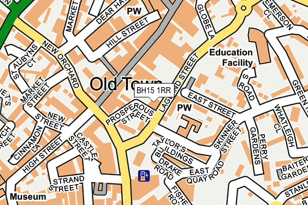BH15 1RR map - OS OpenMap – Local (Ordnance Survey)