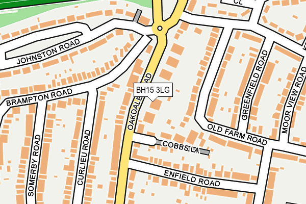BH15 3LG map - OS OpenMap – Local (Ordnance Survey)