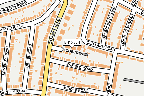 BH15 3LH map - OS OpenMap – Local (Ordnance Survey)