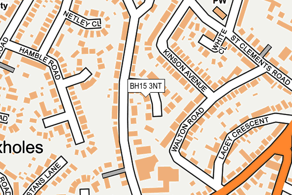 BH15 3NT map - OS OpenMap – Local (Ordnance Survey)
