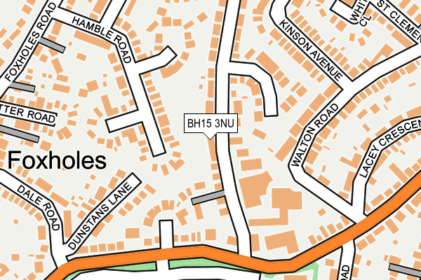 BH15 3NU map - OS OpenMap – Local (Ordnance Survey)