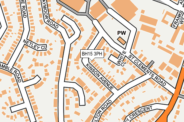 BH15 3PH map - OS OpenMap – Local (Ordnance Survey)
