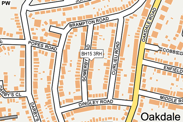 BH15 3RH map - OS OpenMap – Local (Ordnance Survey)