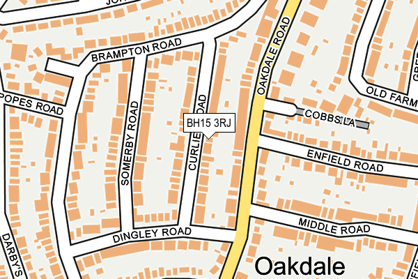 BH15 3RJ map - OS OpenMap – Local (Ordnance Survey)